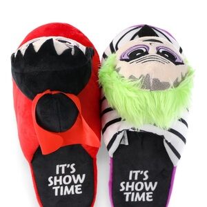 Beetlejuice IT’S SHOW TIME Slippers